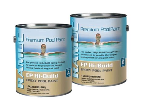 ramuc pool paint test|high build epoxy pool paint.